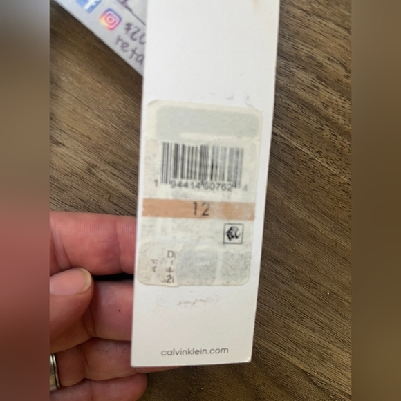 CALVIN KLEIN Womens Beige Back Slit Short Sleeve Full-Length Formal Gown NWT 12 - Picture 5 of 5